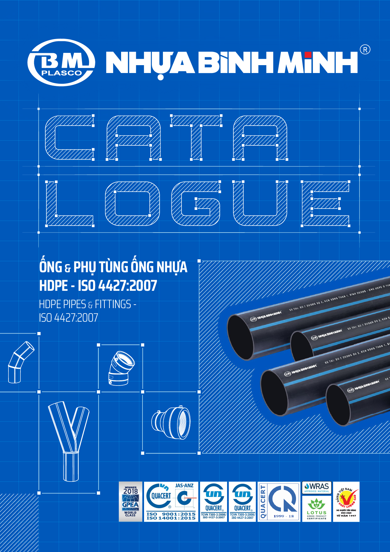 Ống và phụ tùng ống nhựa HDPE - ISO 4427:2007
