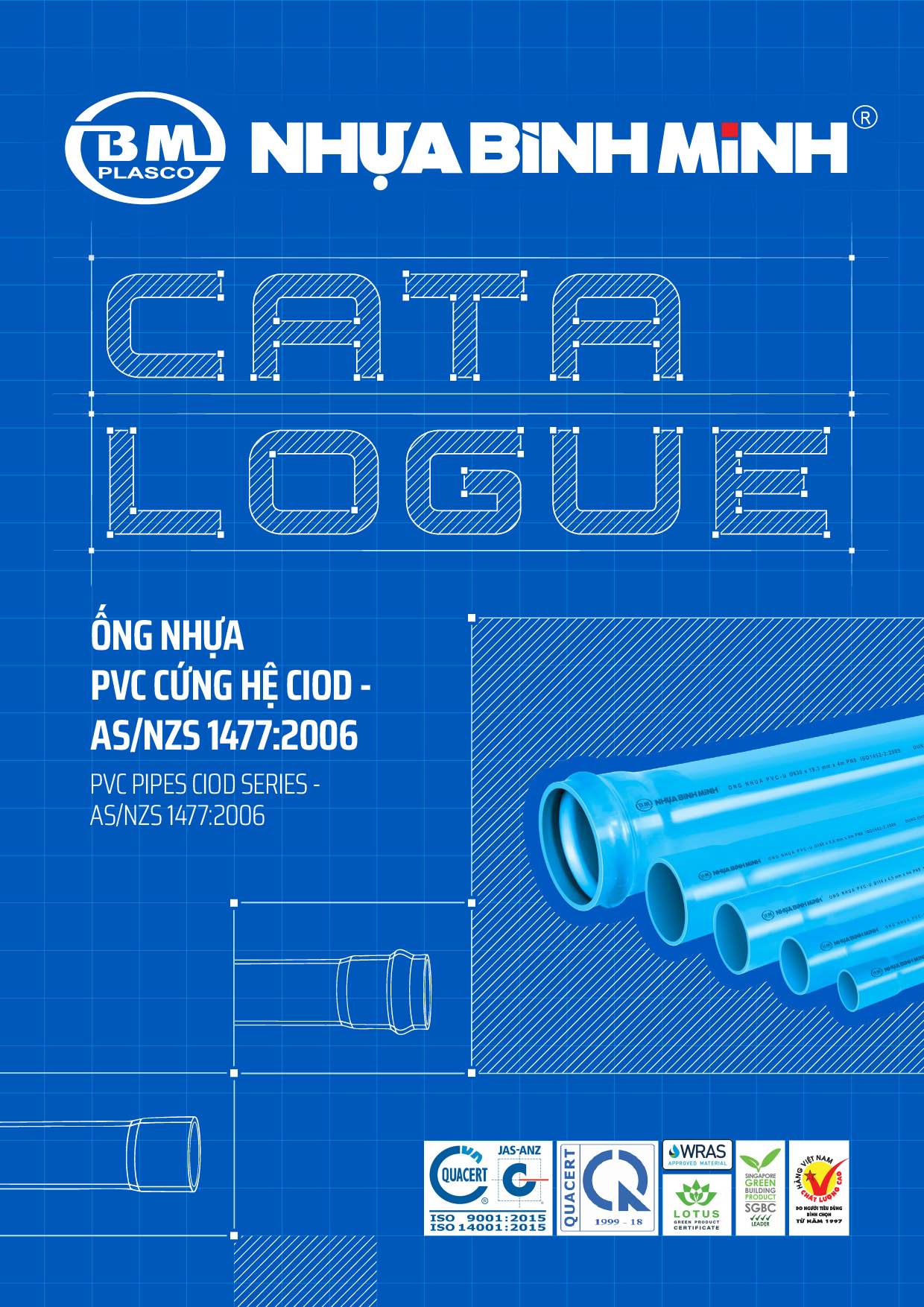Ống nhựa PVC cứng hệ CIOD - AS/ NZS 1477:2006