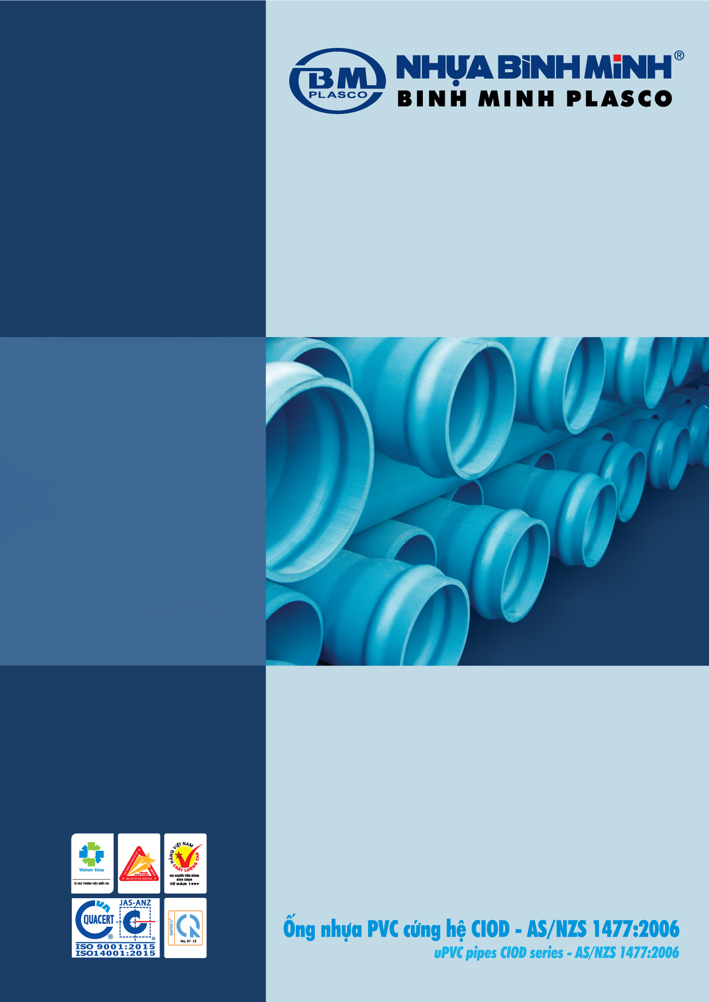 Ống nhựa PVC cứng hệ CIOD - AS/ NZS 1477:2006