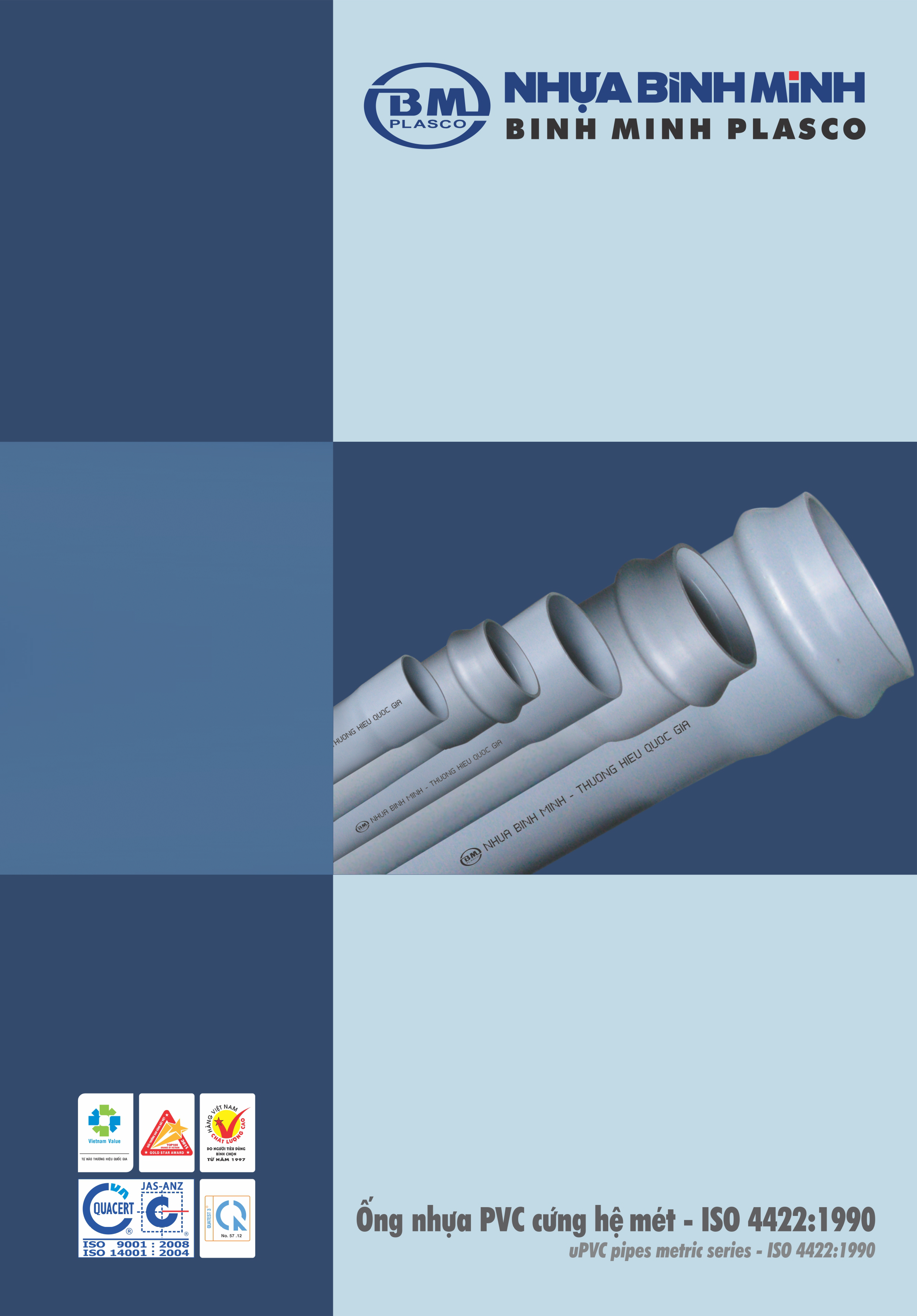 Ống nhựa PVC cứng hệ mét - ISO 4422:1990