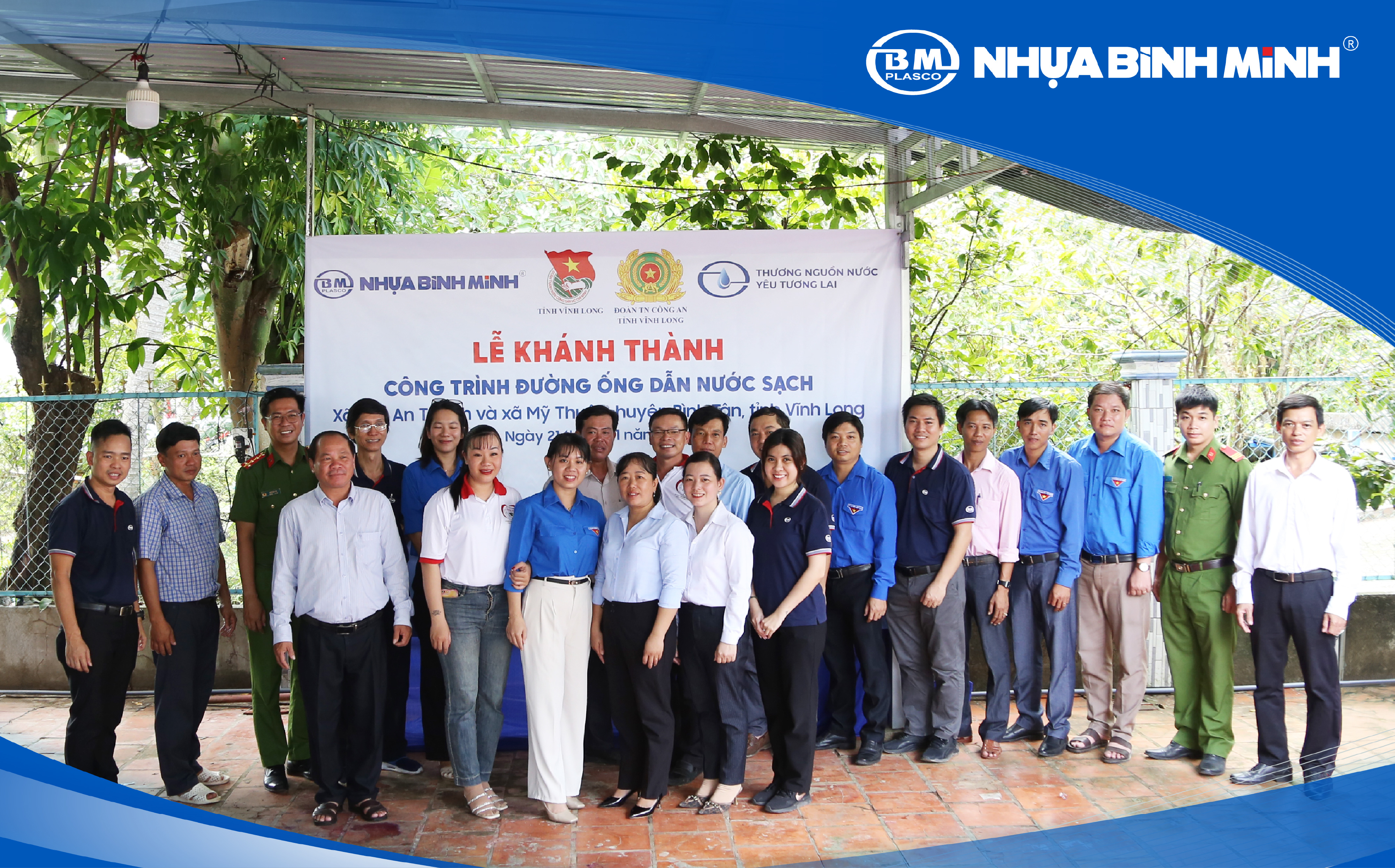 Nhựa Bình Minh khánh thành “Công trình đường ống dẫn nước sạch” mơ ước cho người dân tỉnh Vĩnh Long
