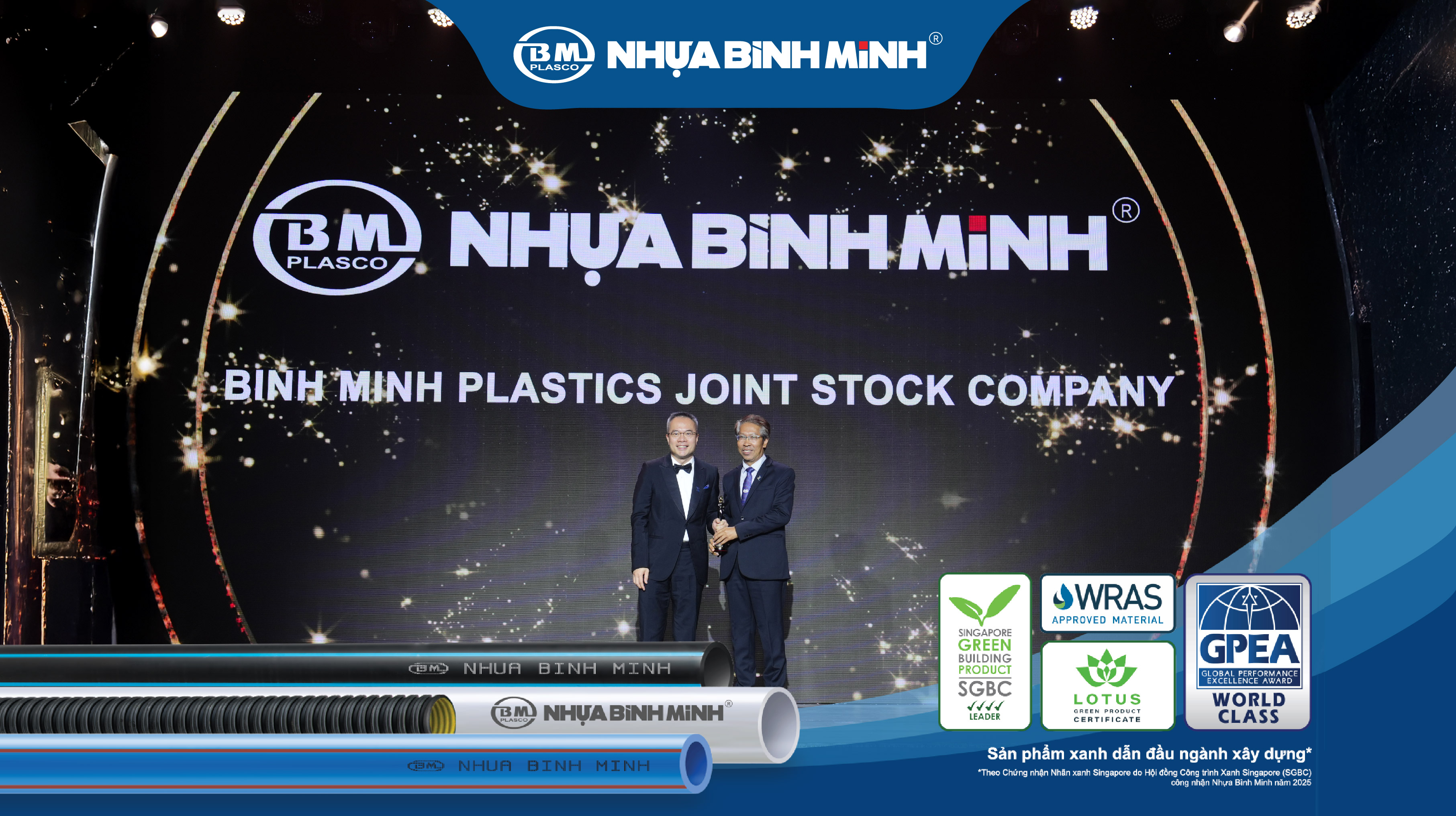 Nhựa Bình Minh lần thứ 5 liên tiếp đạt giải thưởng “Nơi làm việc tốt nhất Châu Á 2025”