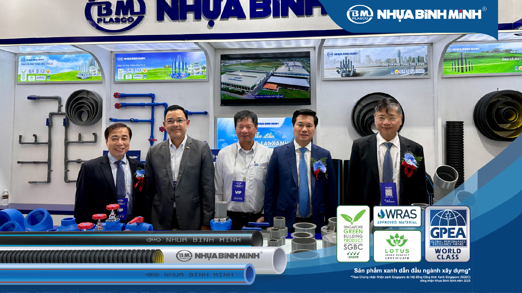 Cùng Nhựa Bình Minh trải nghiệm ống nhựa chất lượng cao ngay tại VietNam Water Week 2025