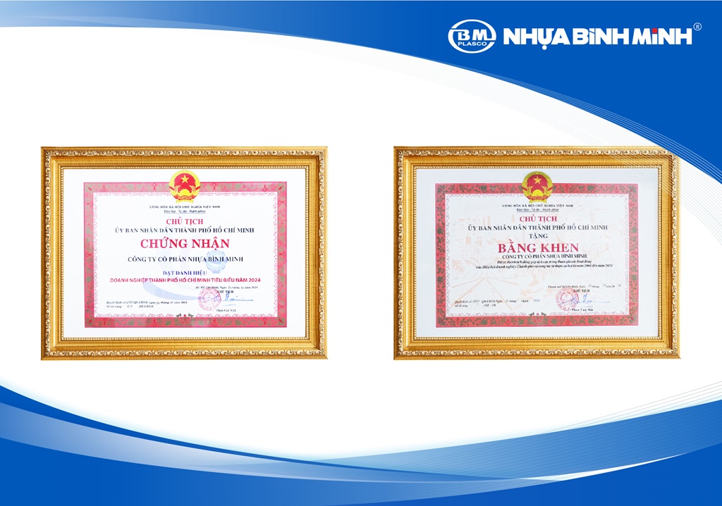 NHỰA BÌNH MINH: NHÂN ĐÔI GIẢI THƯỞNG – GẤP BỘI ĐÓNG GÓP