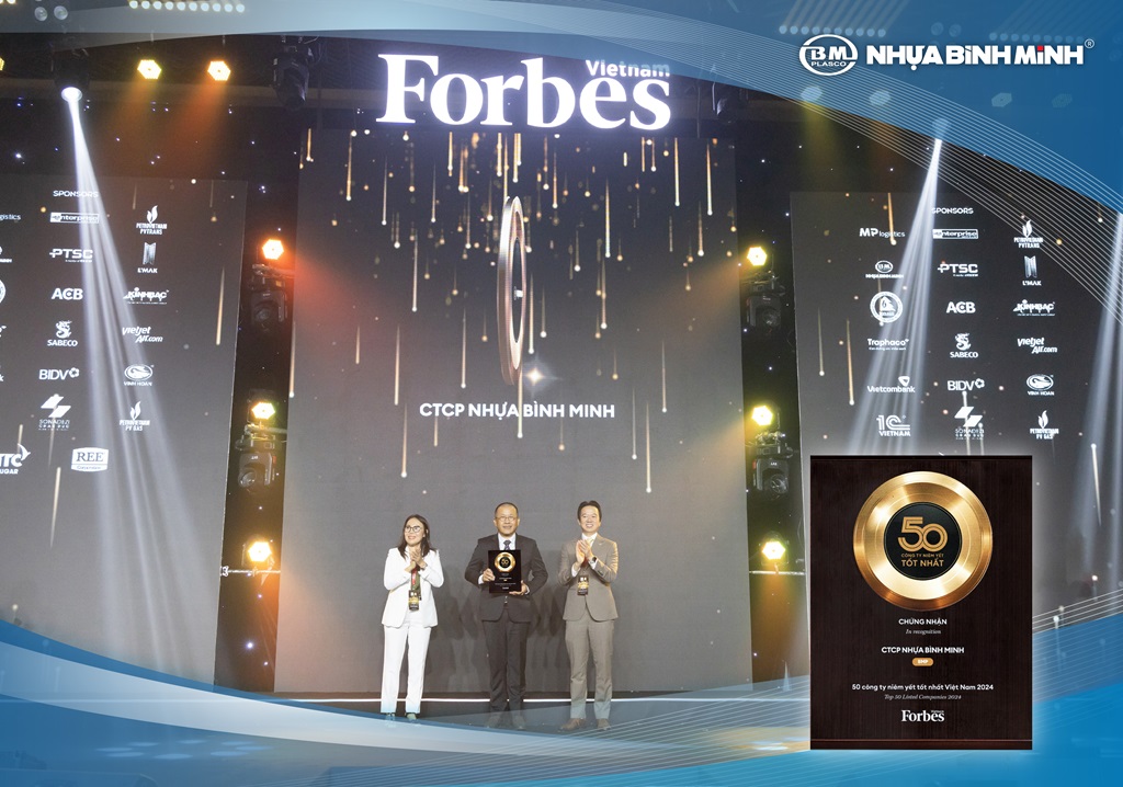 NHỰA BÌNH MINH: KHẲNG ĐỊNH VỊ THẾ TRONG TOP 50 CÔNG TY NIÊM YẾT TỐT NHẤT NĂM 2024