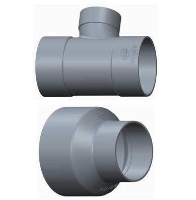 Thông báo sản phẩm mới T cong 90 x 60 mỏng và Nối 168 x 114