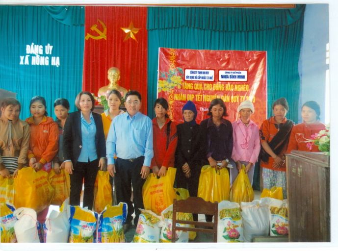 Thư cảm ơn Nhựa Bình Minh