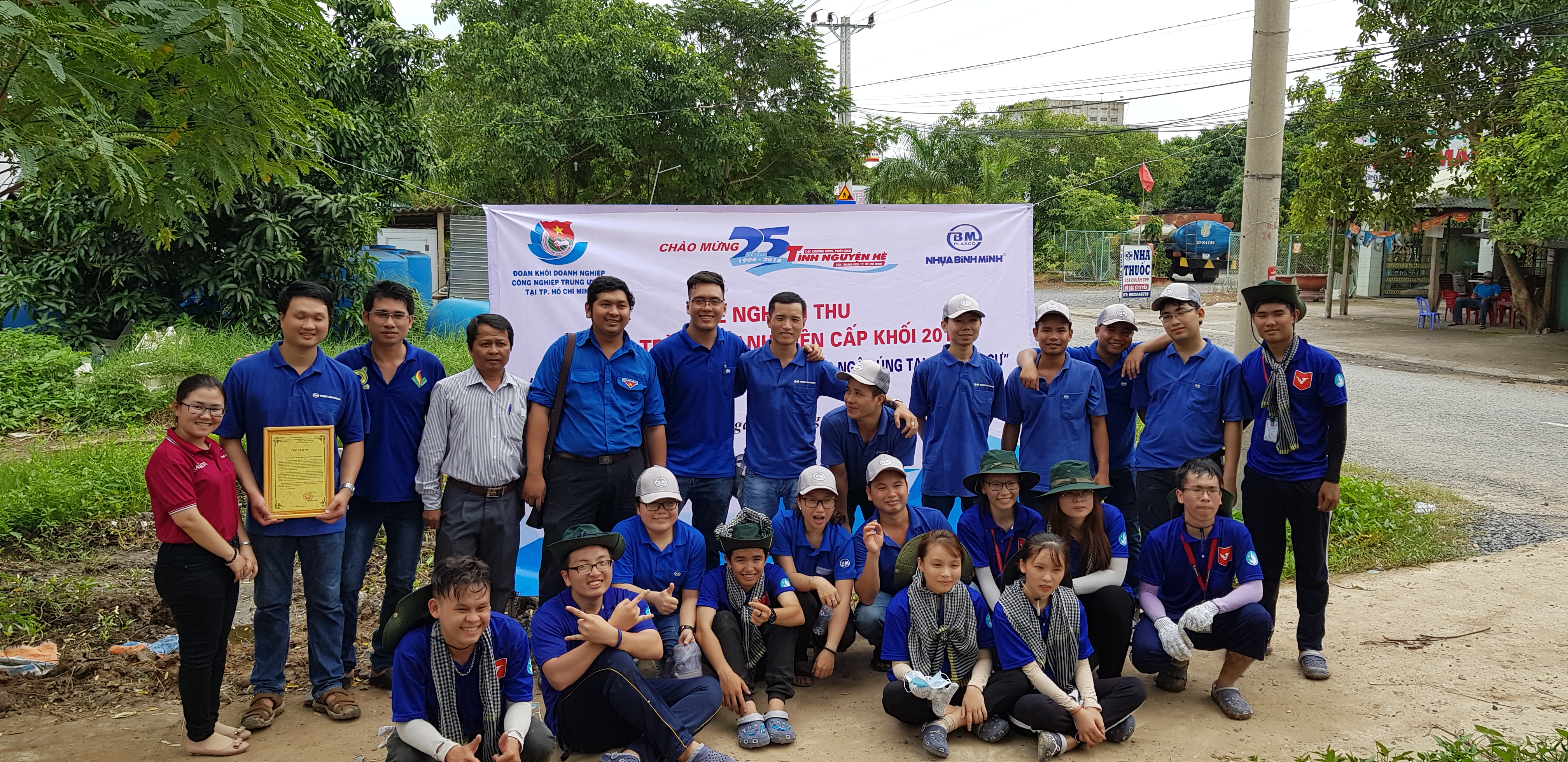 CÔNG TRÌNH LẮP ĐẶT ĐƯỜNG ỐNG THOÁT NƯỚC TẠI XÃ LÝ HÒA HIỆP, HUYỆN CẦN GIỜ