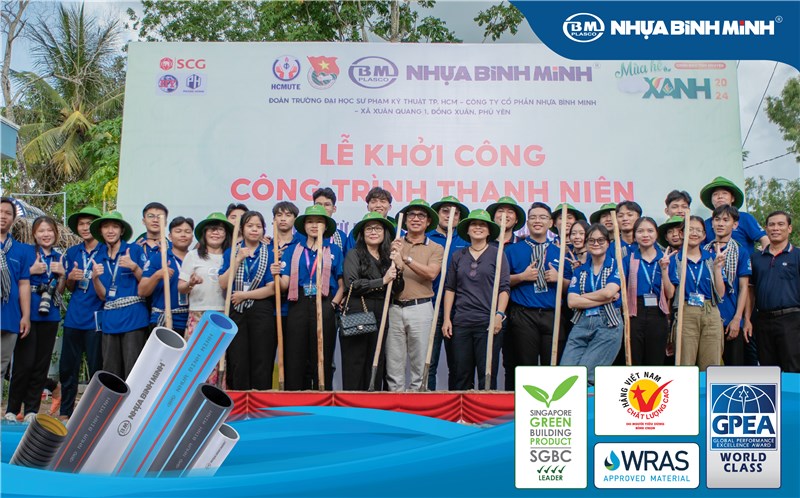 NHỰA BÌNH MINH HOÀN THÀNH SỨ MỆNH Ý NGHĨA: DẪN NƯỚC ĐẾN VÙNG KHÔ HẠN