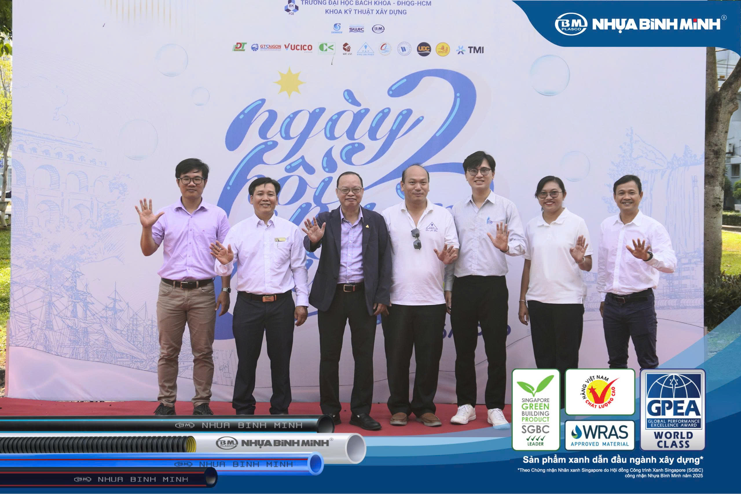 NHỰA BÌNH MINH TIẾP SỨC THẾ HỆ KỸ SƯ NGÀNH NƯỚC TƯƠNG LAI