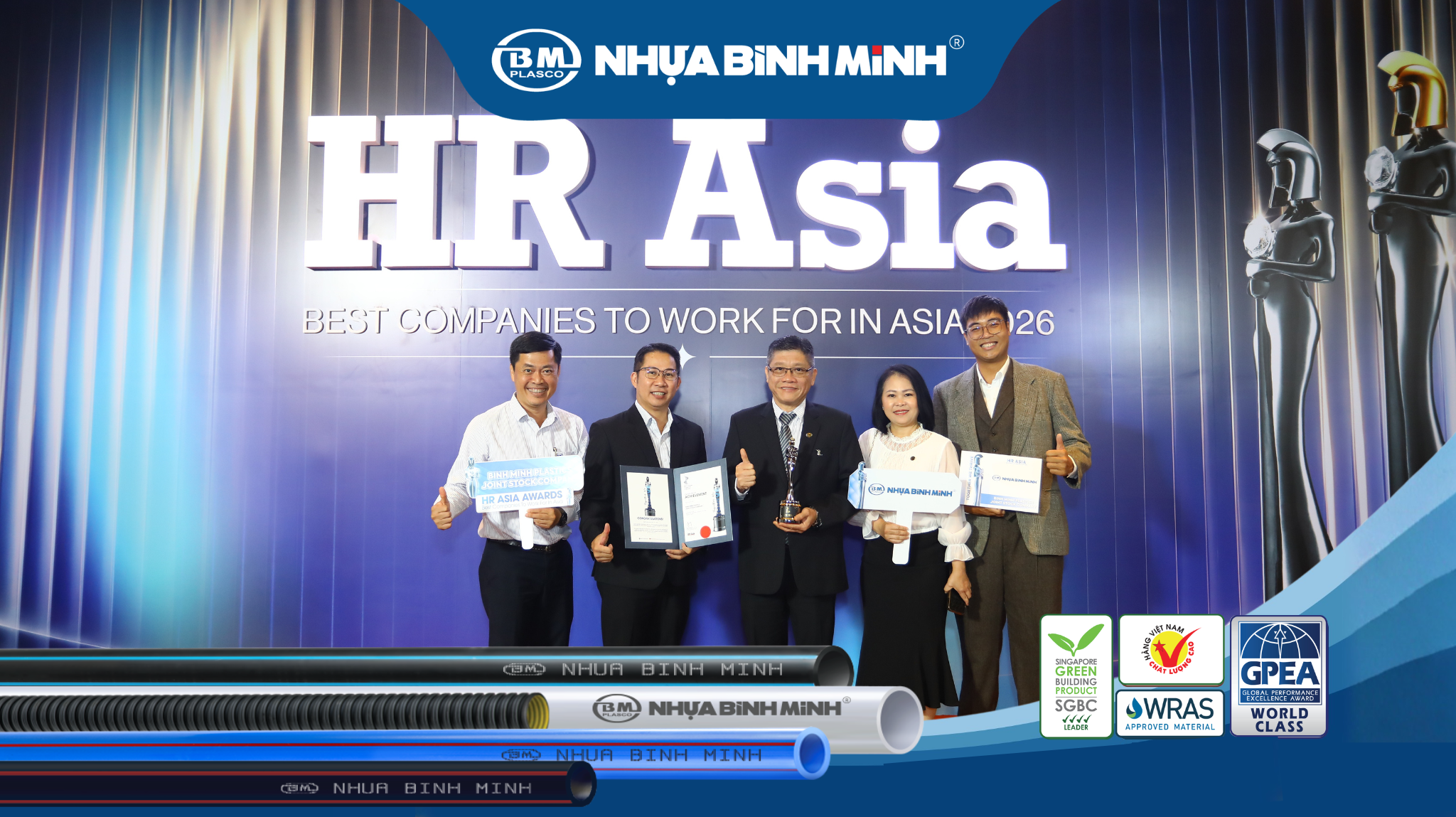 Nhựa Bình Minh – Hành trình phía sau 6 năm liên tiếp được HR ASIA vinh danh