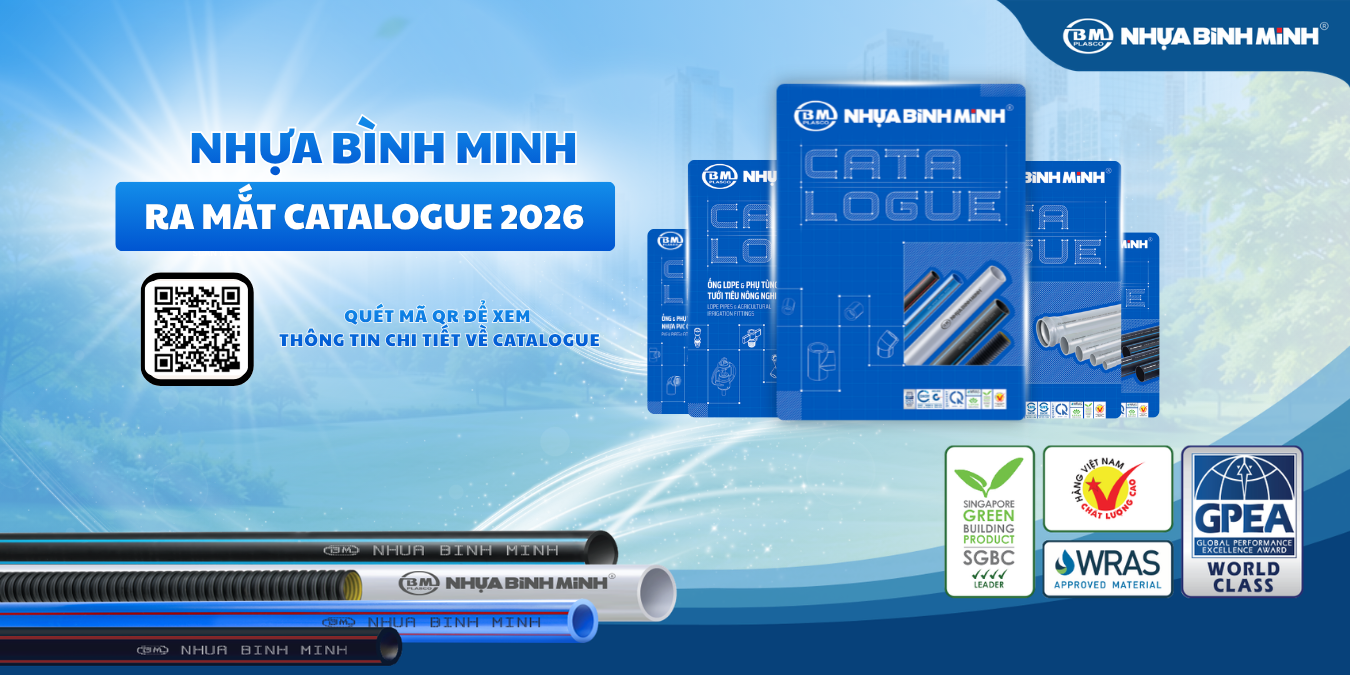 Nhựa Bình Minh chính thức giới thiệu Catalogue phiên bản 2026