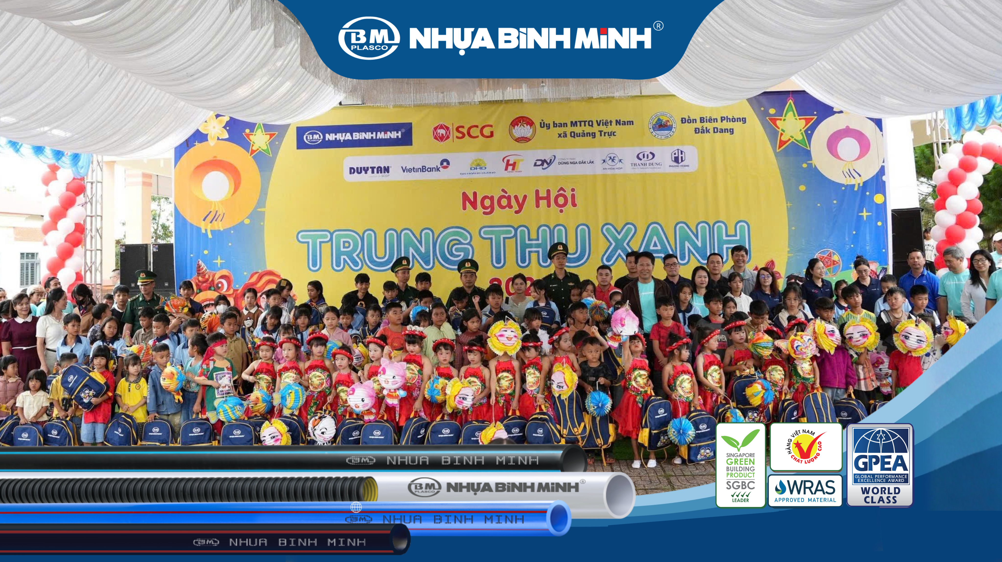 Hành trình bàn giao nguồn nước sạch & mang trung thu xanh đến Đắk Dang
