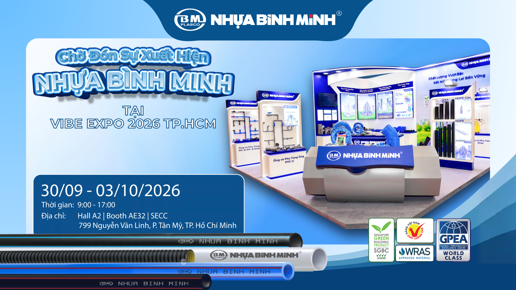 Đón nhịp chuyển động mới cùng Nhựa Bình Minh tại VIBE 2026