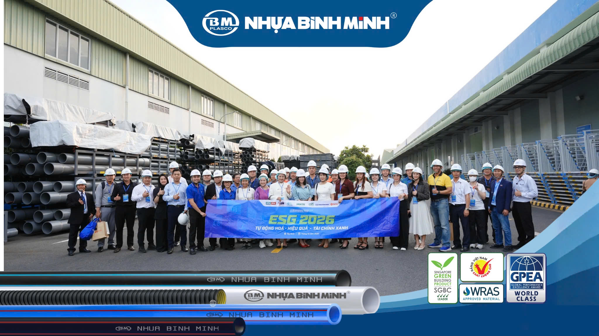 ESG COMPANY TOUR 2026: “TỰ ĐỘNG HÓA - HIỆU QUẢ - TÀI CHÍNH XANH” TRONG CHIẾN LƯỢC HÀNH ĐỘNG CỦA NHỰA BÌNH MINH