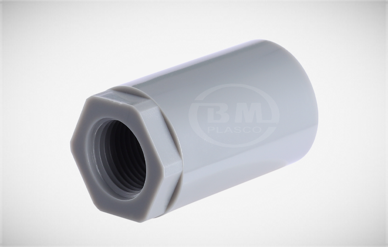 Nối ren trong PVC-U dn21x3/8 – Tưới tiêu _ Female thread socket PVC-U dn21x3/8 – Irrigation