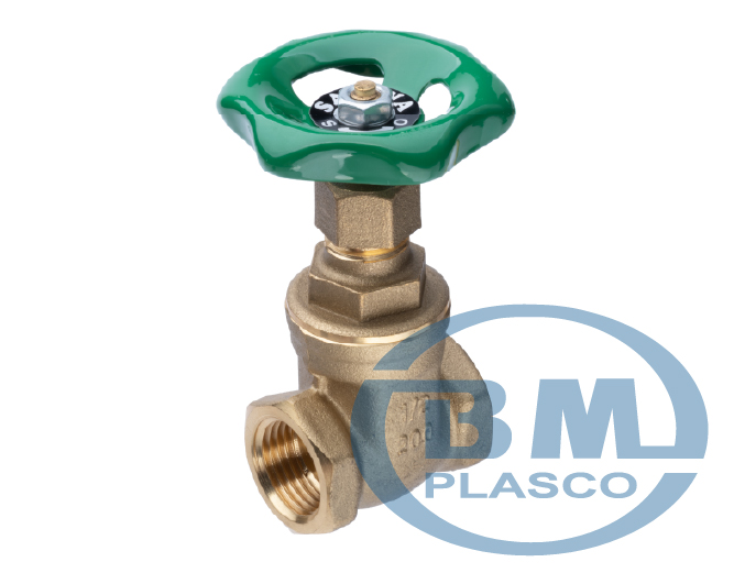 Brass gate valve dn1/2 PN16 green handwheel