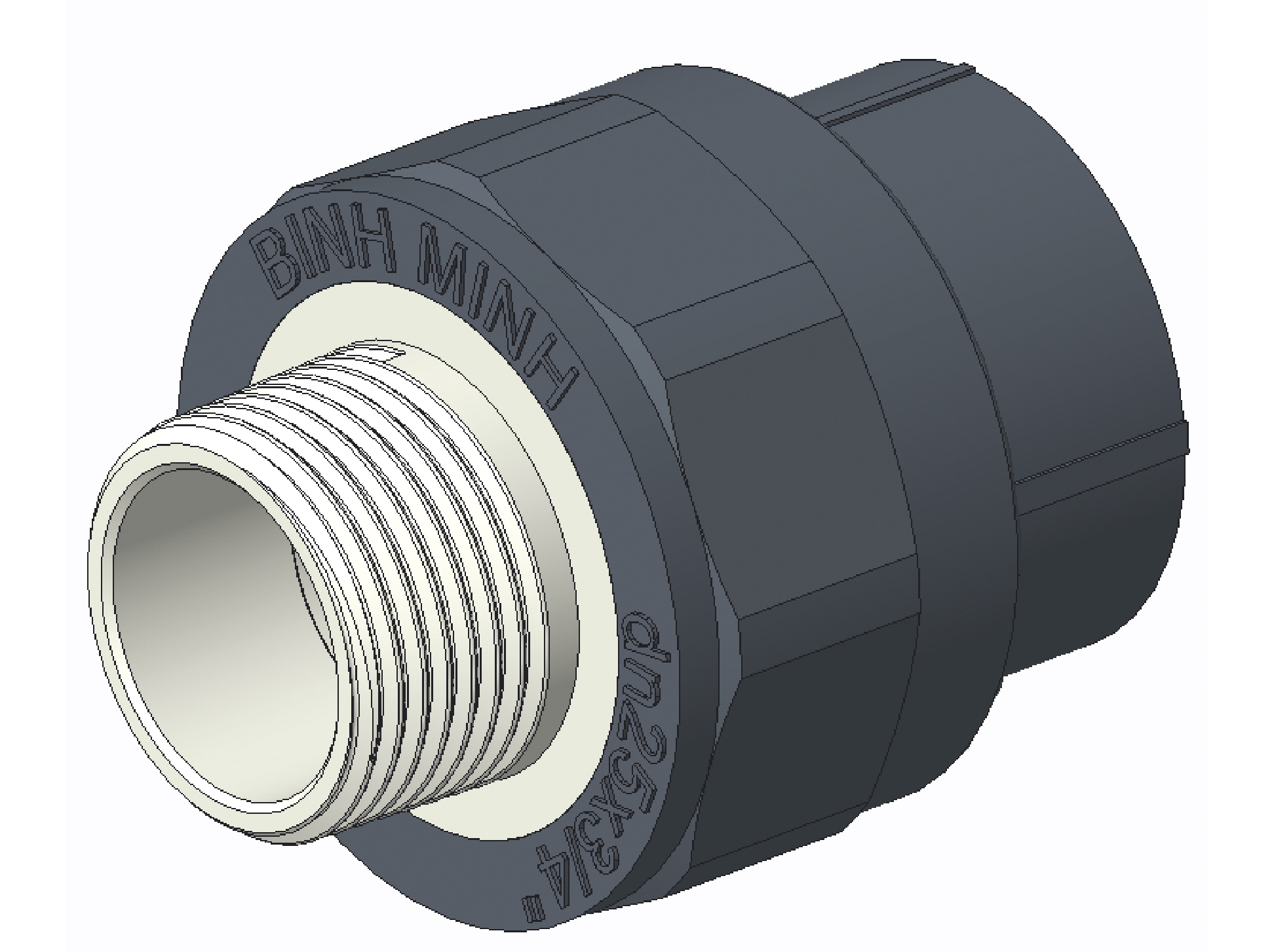 Nối ren ngoài thau - kháng UV