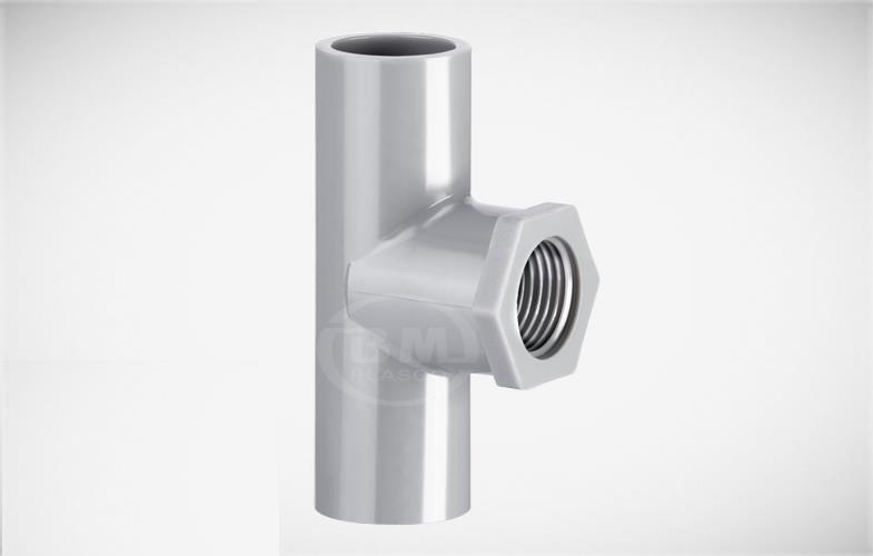 Threaded reducing T